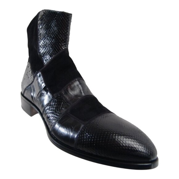 CESARE PACIOTTI ITALIAN HANDMADE FANCY PYTHON BOOTS US 12 NEW IN BOX main image 6